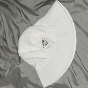 Prada White Bucket Hat
